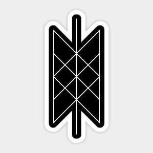 Web of Wyrd Nordic Symbol Sticker